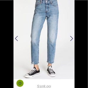 Levi’s straight fit wedgie jeans size 27